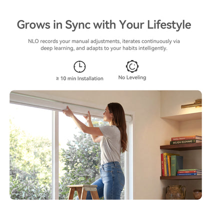 P5 Motorized Roller Shades with Remote, 100% Blackout Fabric Smart Blinds